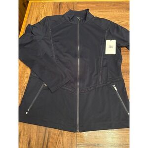 Tail Activewear Leilani Jacket Night Navy Blue Full Zip Golf Tennis Women M NEW